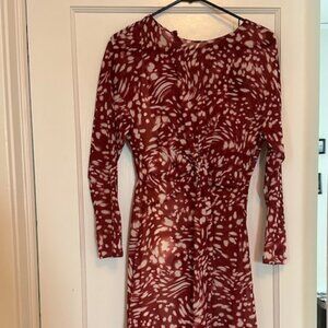 Red & White Maje Never Worn Dress